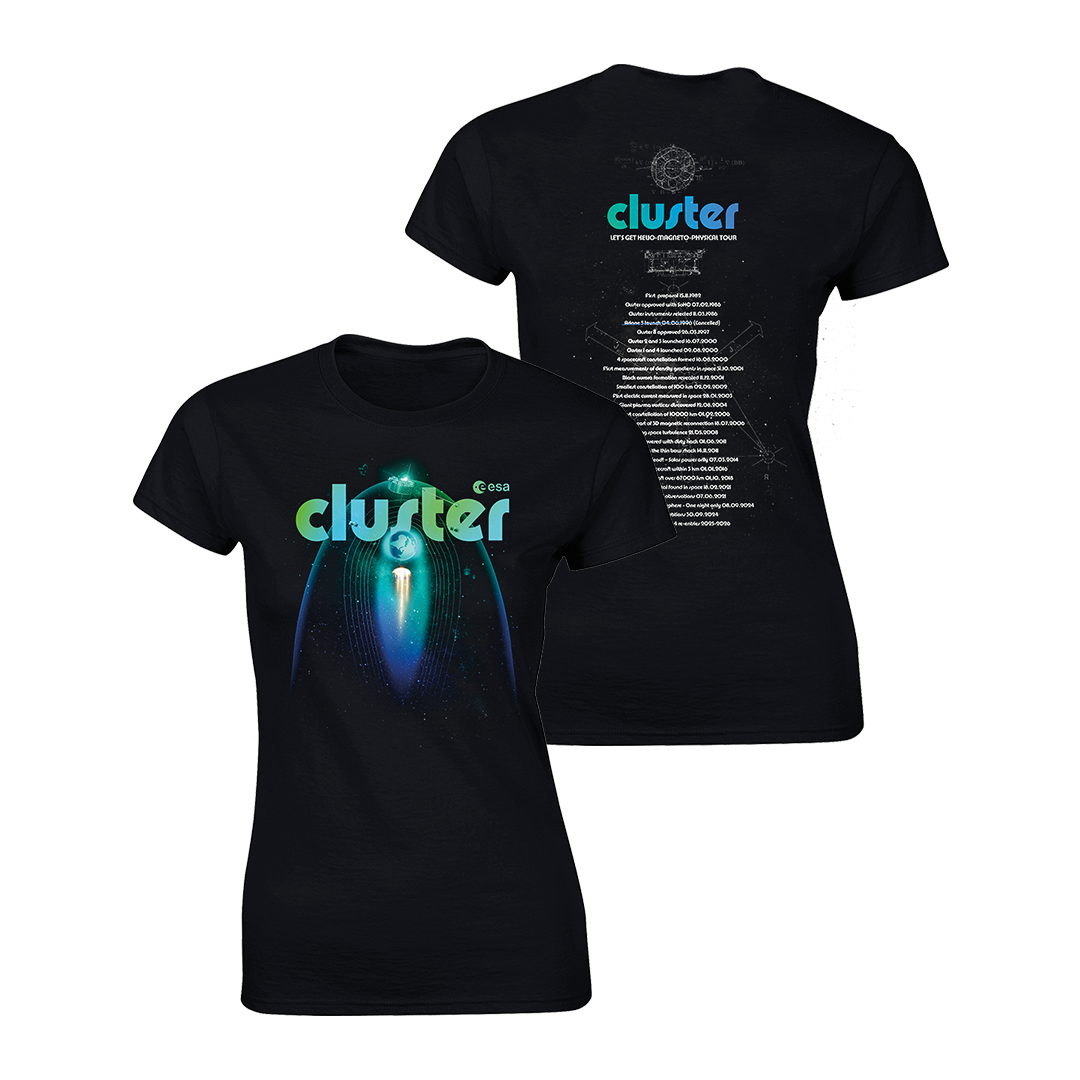 Cluster Women's T-Shirt- Black