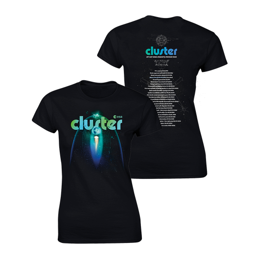 Cluster Women's T-Shirt- Black