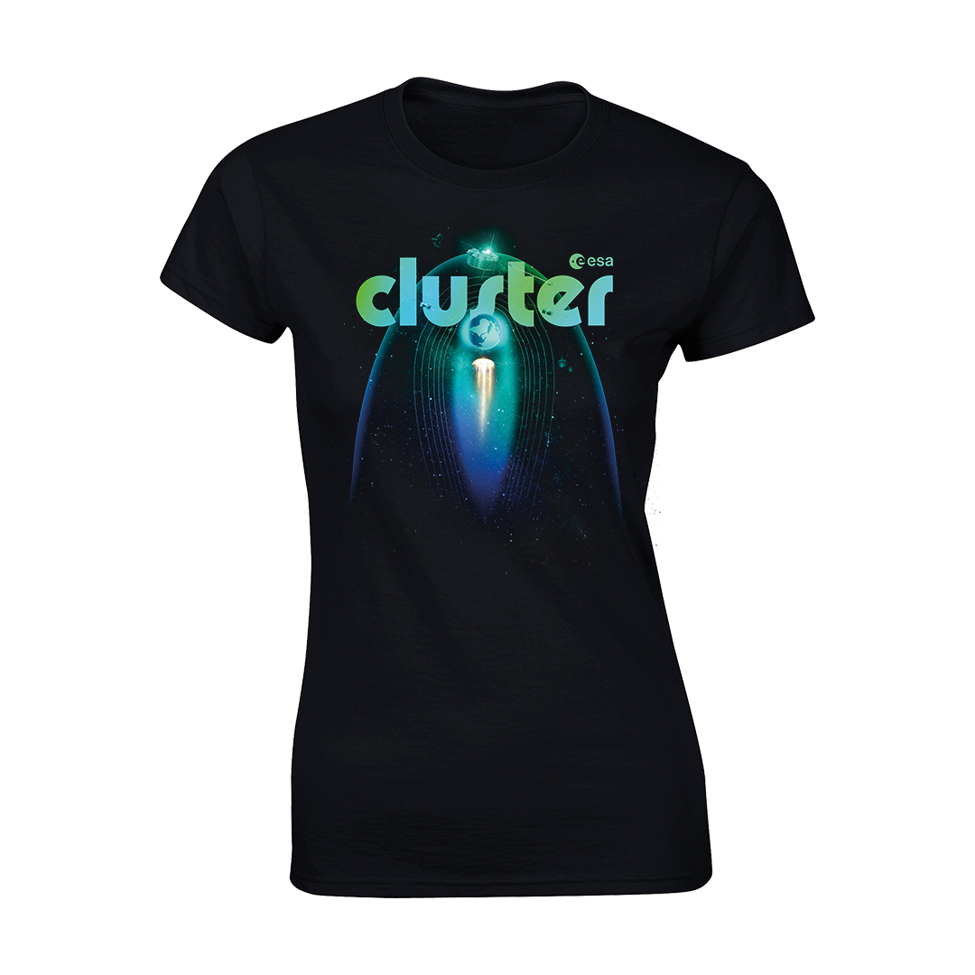 Cluster Women's T-Shirt- Black