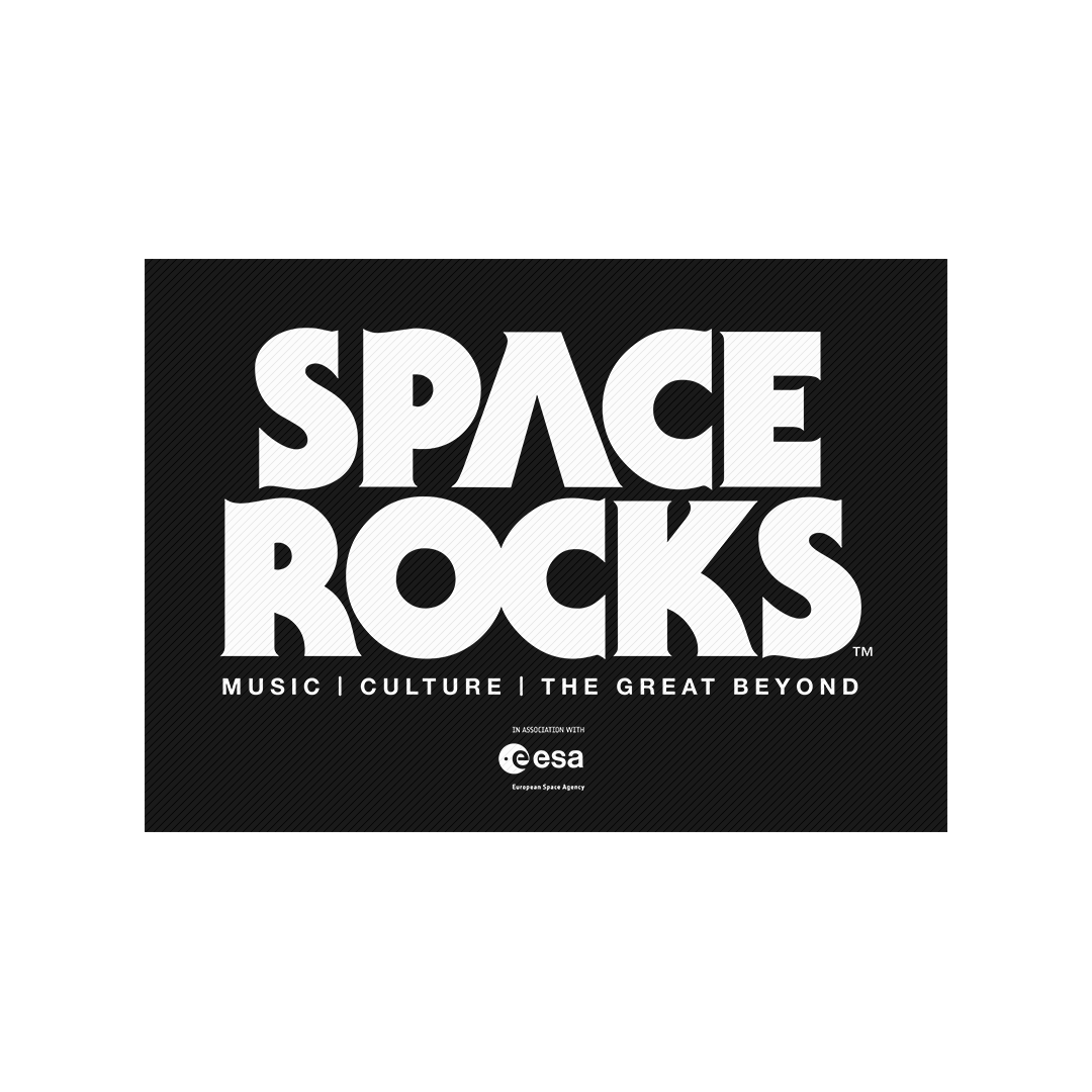Space Rocks Logo Tea Towel