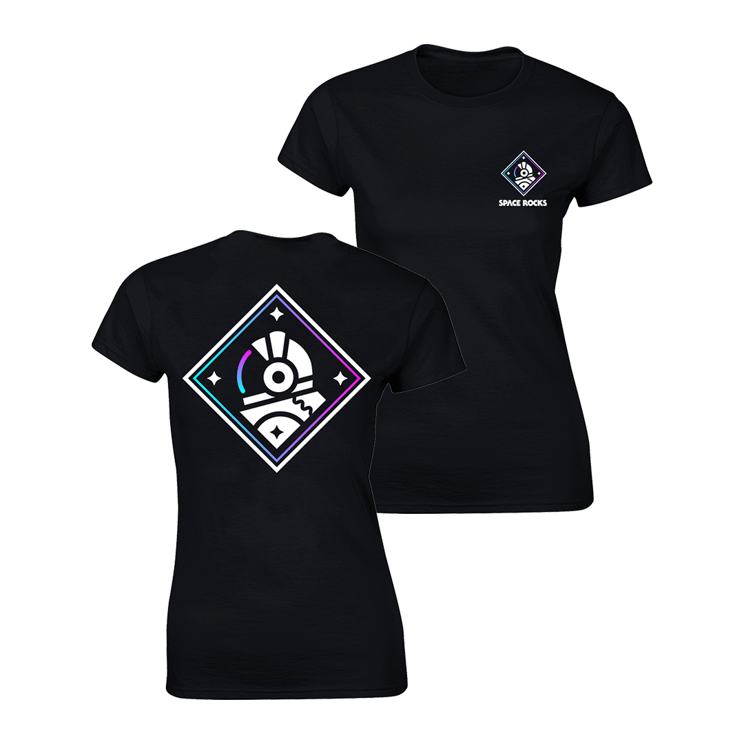 Icon Gradient Women's T-Shirt - Black