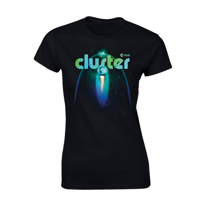 Cluster Women's T-Shirt- Black