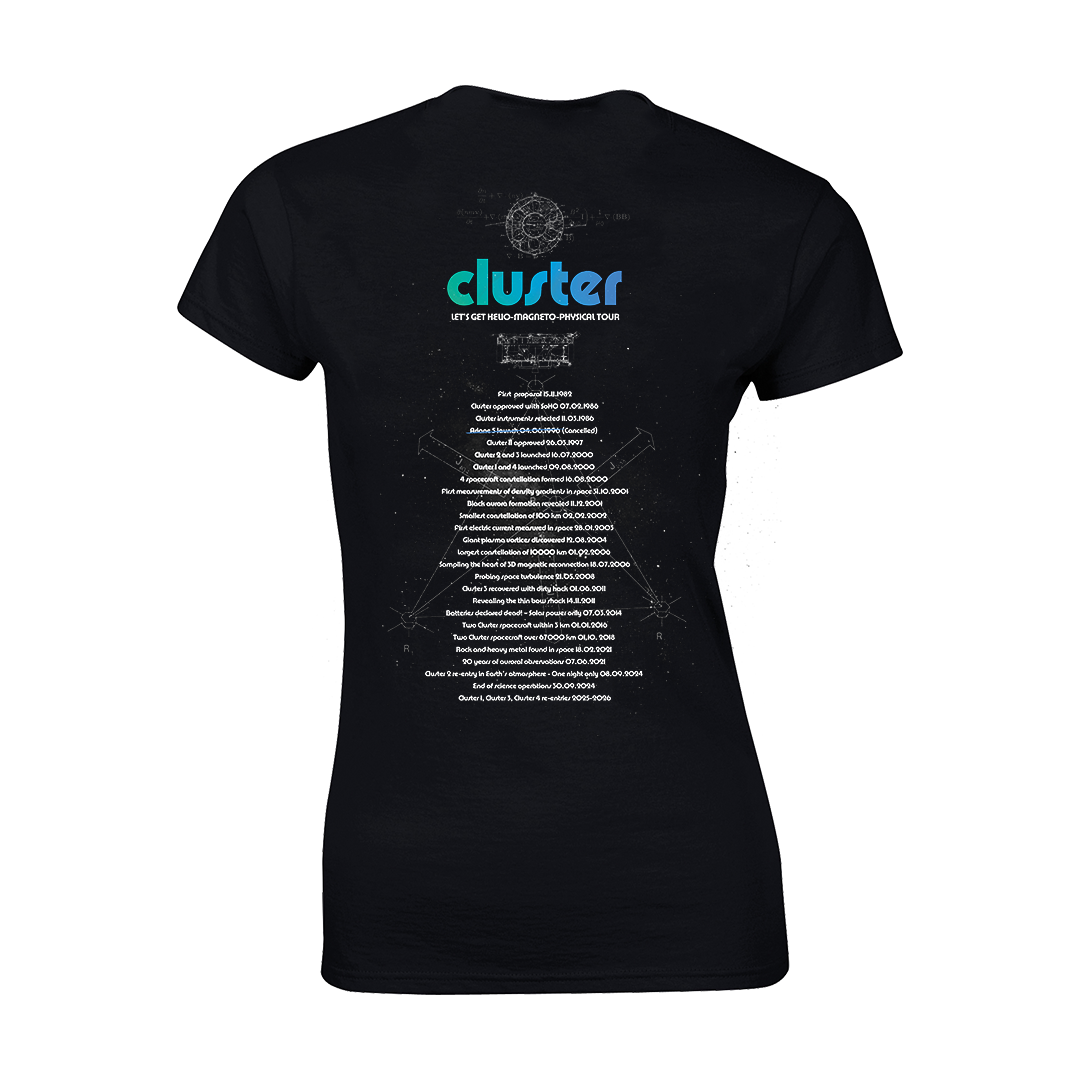 Cluster Women's T-Shirt- Black