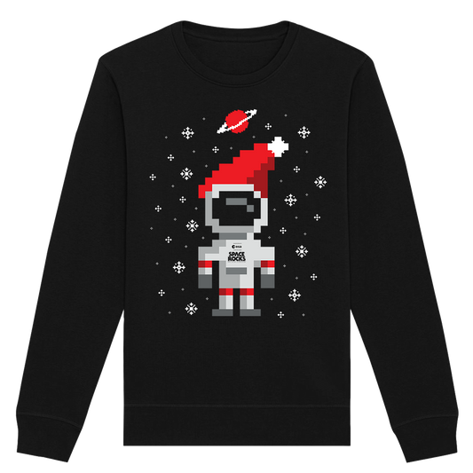 Xmas 8-Bit Crewneck Sweatshirt - Black