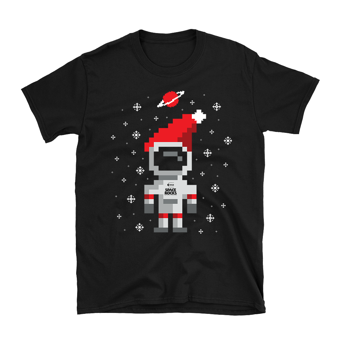 Xmas 8-Bit T-Shirt - Black