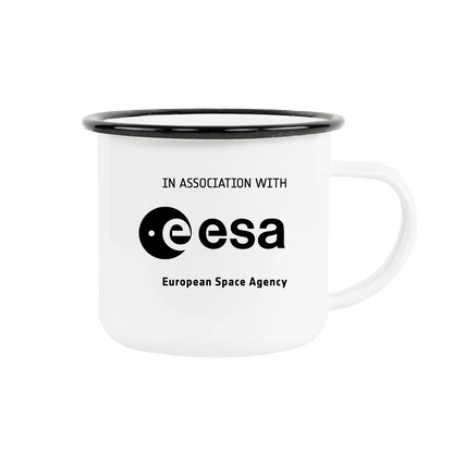 Space Rocks Logo Enamel Mug