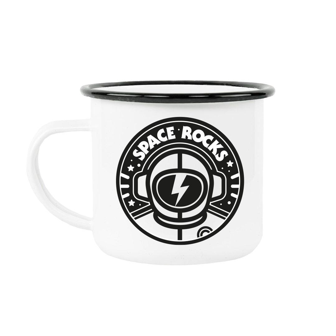 Astronaut Logo Enamel Mug