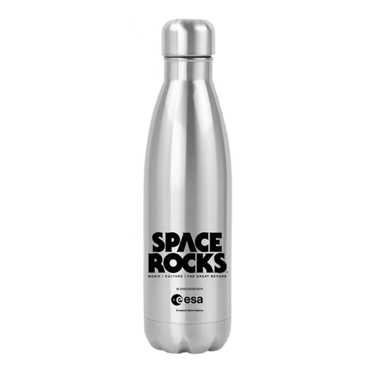 Space Rocks Logo Travel Bottle - Stainless Steel