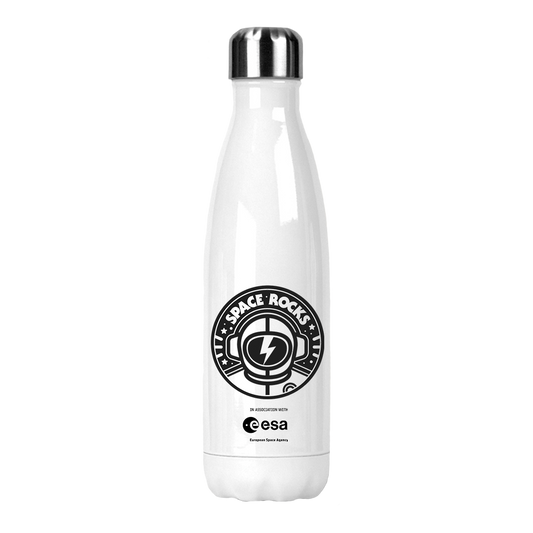 Astronaut Logo Travel Bottle - White