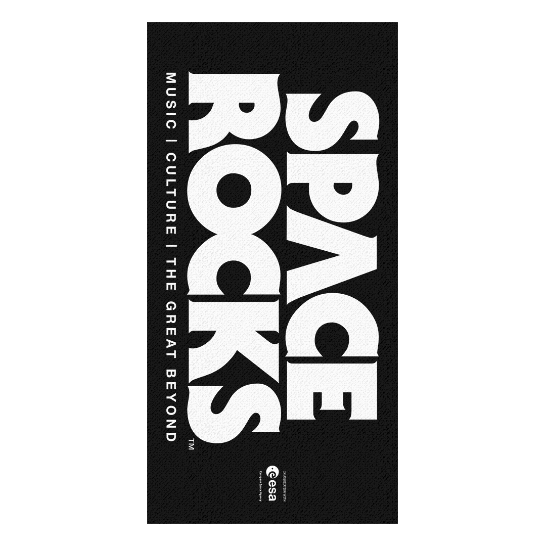 Space Rocks Logo Beach Towel